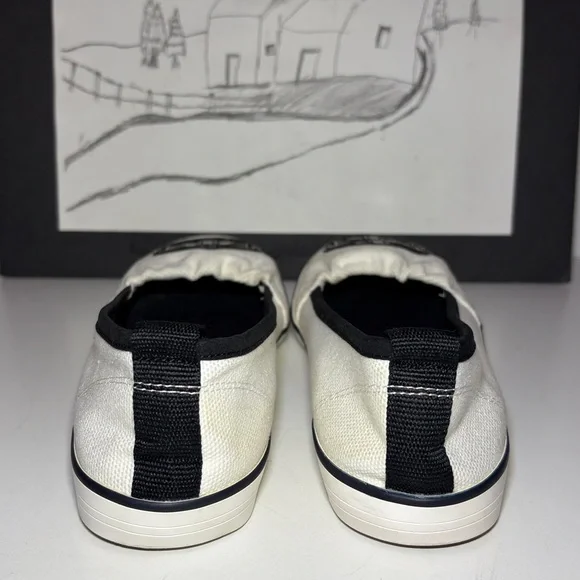 Tory Burch Black and White Sneakers - Picture 5 of 13